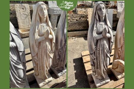 Statua Lourdes in Cemento h. 80